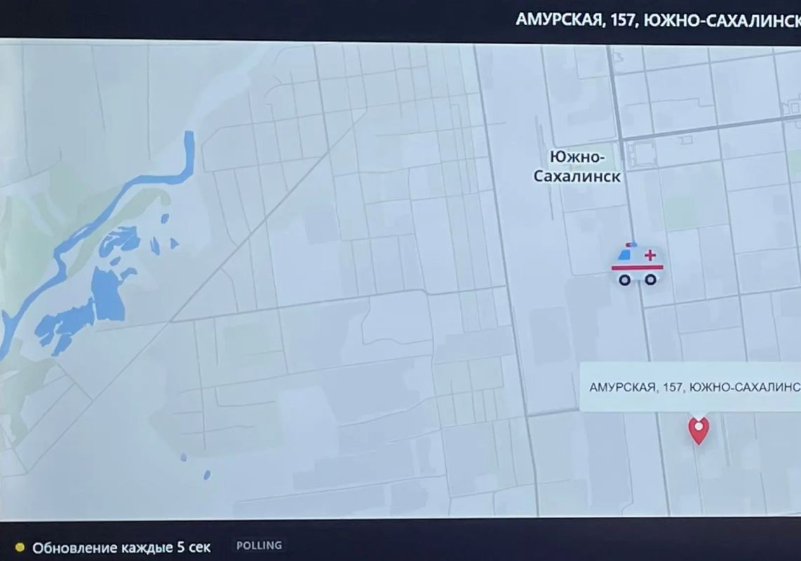 У островных жителей появилась возможность отслеживать маршрут машины скорой помощи в реальном времени У островных жителей появилась возможность отслеживать маршрут машины скорой помощи в реальном времени