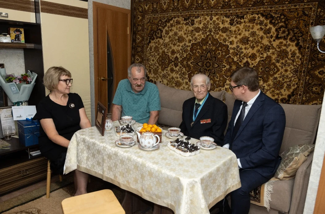 Участник боёв за Южный Сахалин Вячеслав Гаврилов отметил 100-летие